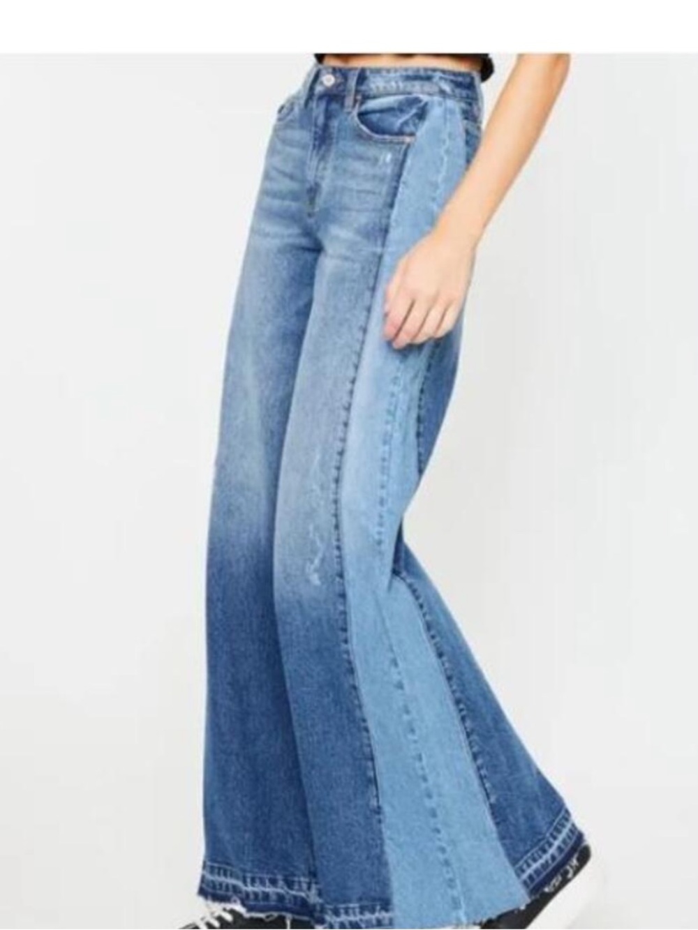 KanCan Wide Leg High Rise Jeans - Picture 4 of 12